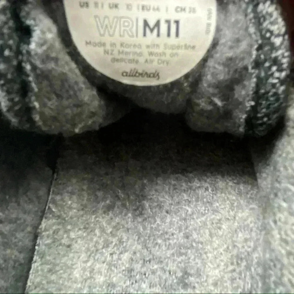 Allbirds wool runners 100% merino wool sneakers size 11 vegan - Picture 9 of 12